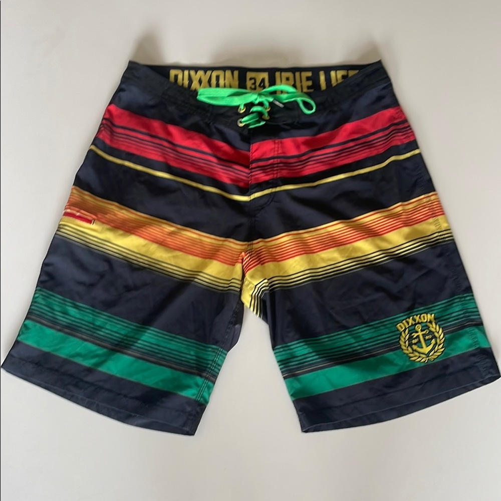 Dixon Striped Board Shorts